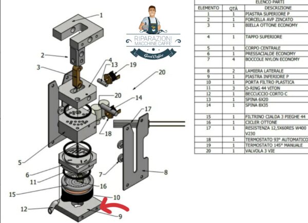 Piastra Inferiore Aroma Lollina - immagine 2