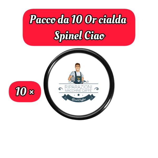 10 Guarnizioni nere per cialda Spinel Ciao