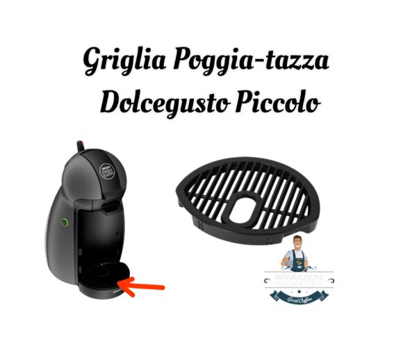 GRIGLIA NERA POGGIATAZZA- DOLCEGUSTO PICCOLO