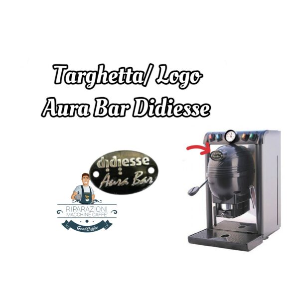 Targhetta/ Logo Aura Bar Didiesse